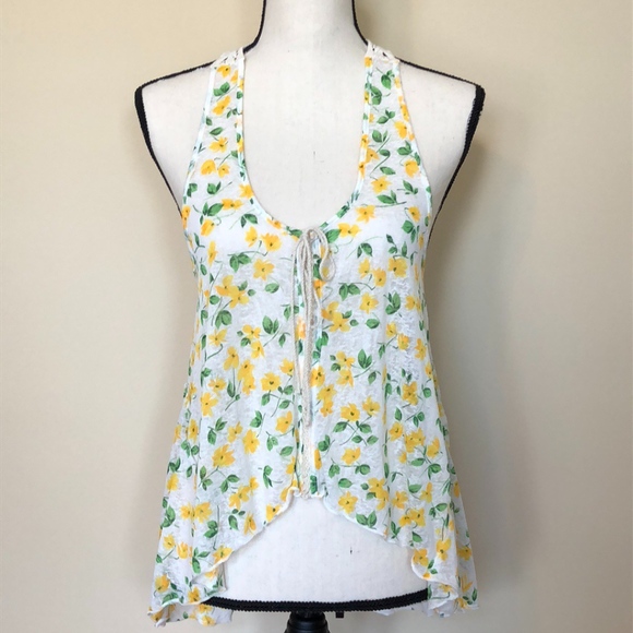 Free People Tops - Free People Floral Tank Top Size S/P